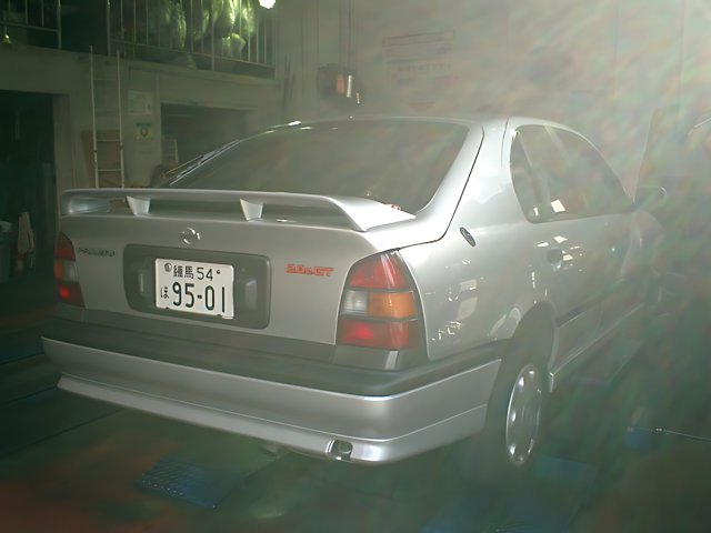 Sunlit Vehicle in Tokyo Garage