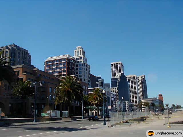 Cityscape of Downtown Metropolis