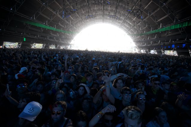 Coachella 2017 Concertgoers Under the Dome