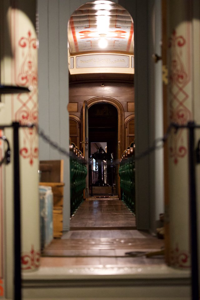 Grand Architectural Corridor Leading to Legislature Chamber