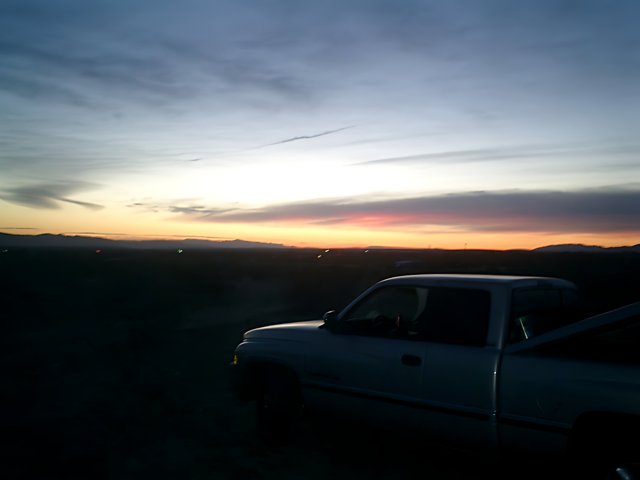 Desert Sunset Pickup