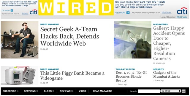 Wired Magazine Cover featuring a Document and a Man
