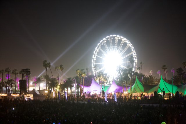 Ferris Wheel Illumination at Coachella
