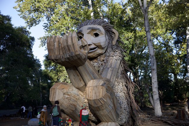 Whimsical Giant in the Woods