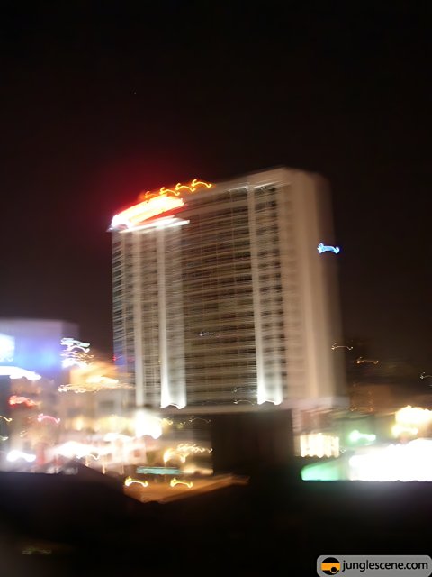 Red-Hued Night at the Urban Hotel