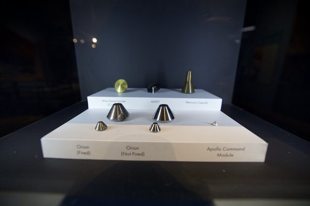 Comparative Display of Space Capsule Models