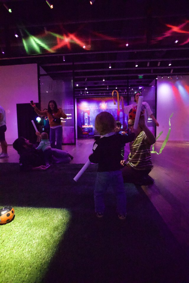 Child Enjoying Baby Rave at Asian Art Museum