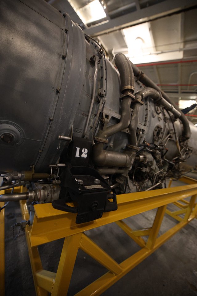 Industrial Engine Maintenance on USS Hornet Aircraft Carrier