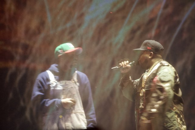 Two Men on Stage at Coachella