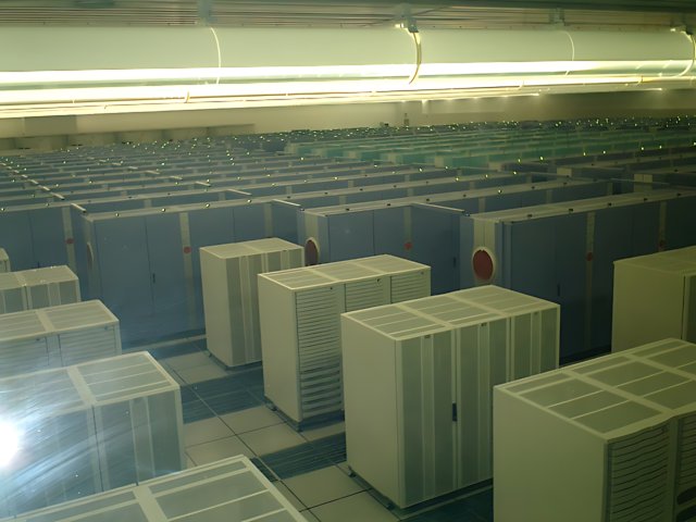 The Server Hall of Japan's Earth Simulator