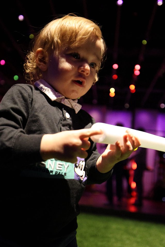 Toddler Crafting at Baby Rave Event