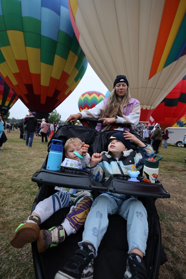 Wide-Eyed Wonder at the Hot Air Balloon Festival