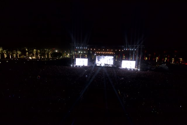 Lights, Music, Action: A Massive Crowd at Coachella