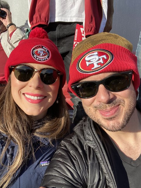 Red Hats and Sunglasses at Levi's Stadium
