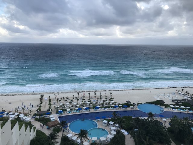 A Bird's Eye View of Grand Cancun Hotel
