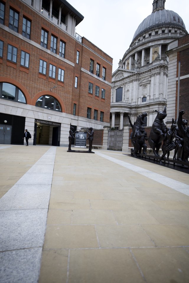 Paternoster Square Plaza Near St. Paul's Cathedral