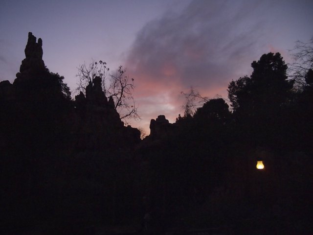 Mountain Sunset at Disney's Animal Kingdom