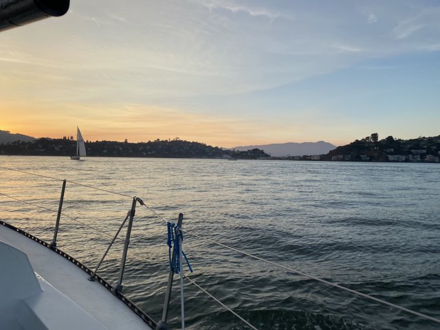 Sailboat Sunset in Tiburon