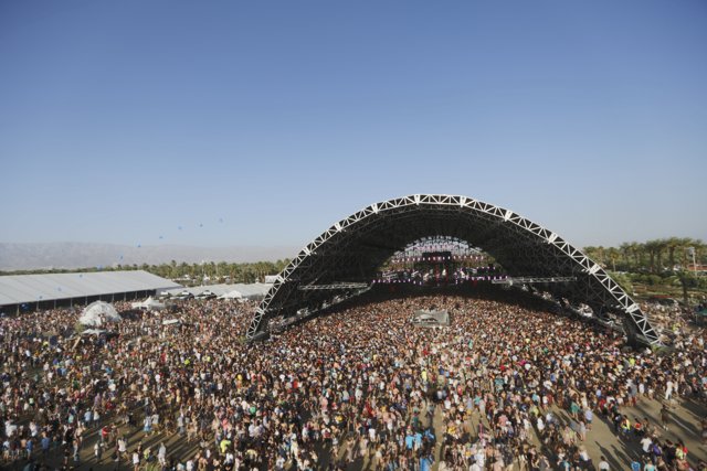 A Sea of People at Coachella Festival