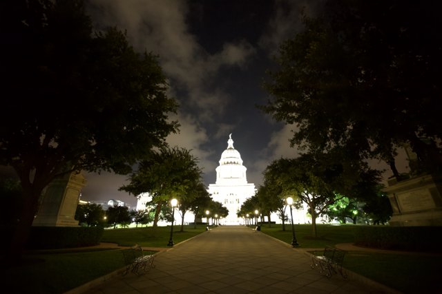 Nighttime Beauty at the Capitol Building