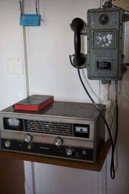 Vintage Electronics on a Shelf
