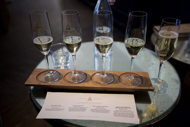 Wine Tasting Flight at Gruet Winery