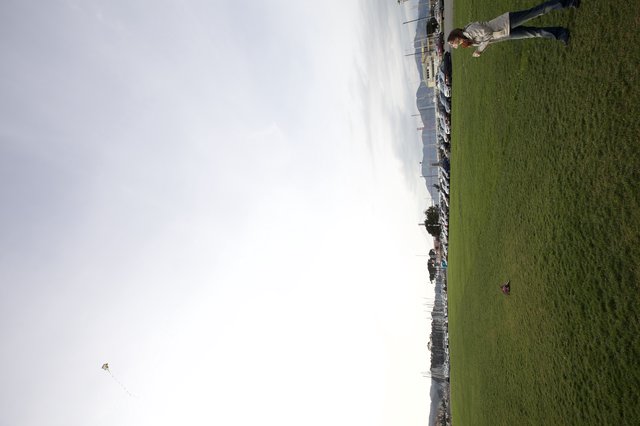 Kite Flying at the Marina Green San Francisco