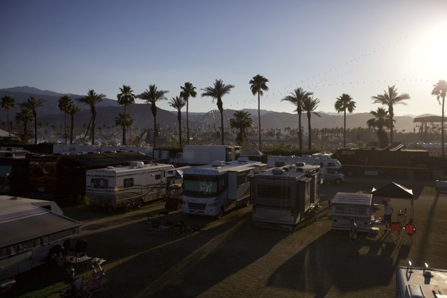 Setting up Camp at Coachella 2012