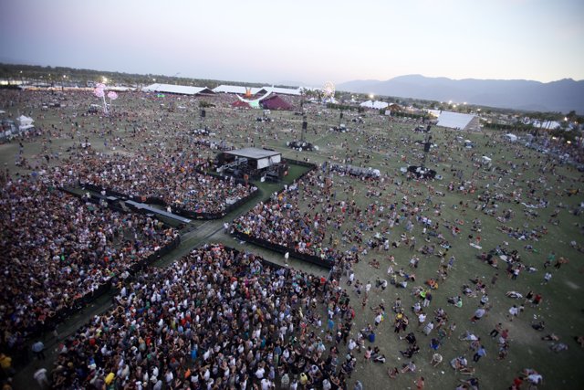 Coachella 2011 Concert Aerial View