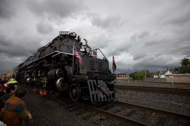 Union Pacific Big Boy 4014 Under Stormy Skies