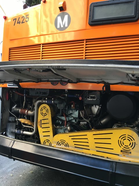 Up Close and Personal with the Bus Engine