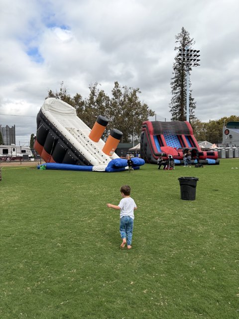 Inflatable Adventures at Excite Ballpark