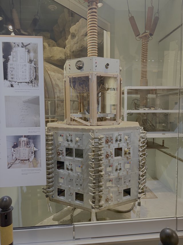 Vintage Space Equipment Museum Display Case