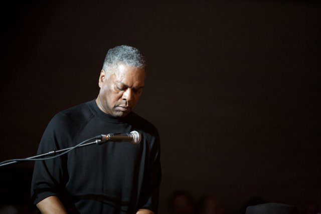 Booker T. Jones taking the stage at Coachella 2009