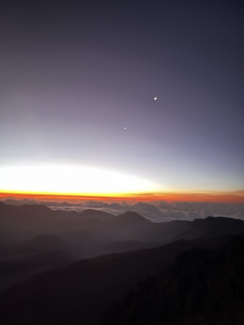 Majestic Sunset and Moonrise in Haleakalā National Park