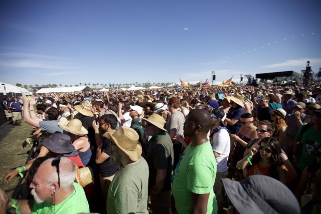 Hat-tastic Crowd at Coachella Music Festival