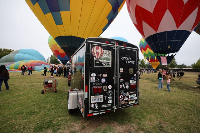 Sonoma County Hot Air Balloon Classic Ground Crew Trailer