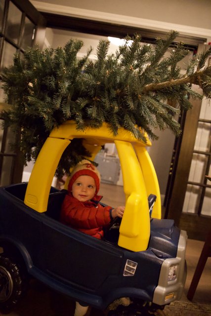 Wesley's First Holiday Drive