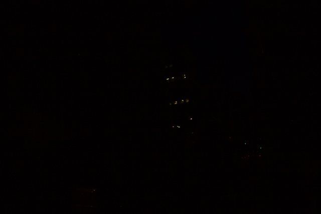 Skyline Silhouette at Night