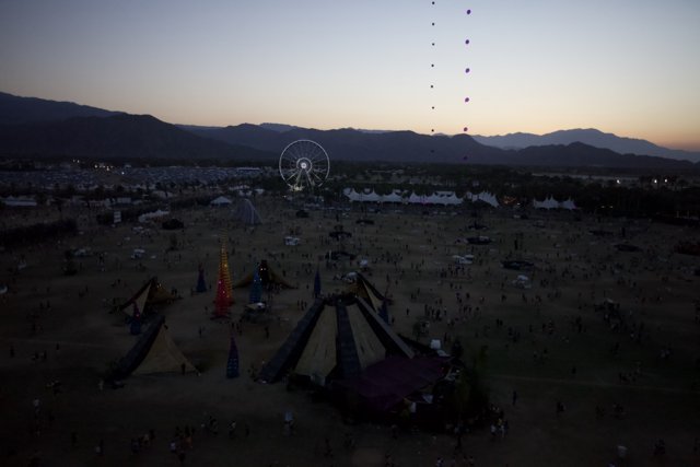 A Bird's Eye View of Coachella Festival