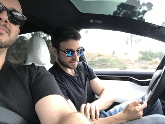 Sunglasses in the Driver's Seat