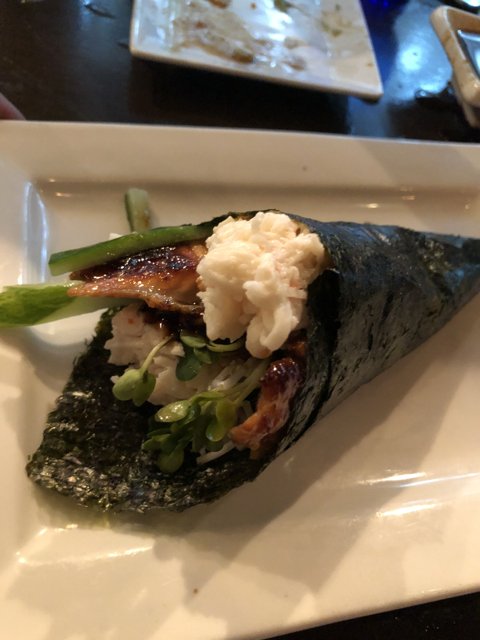 Sushi Wrap with Chicken and Veggies
