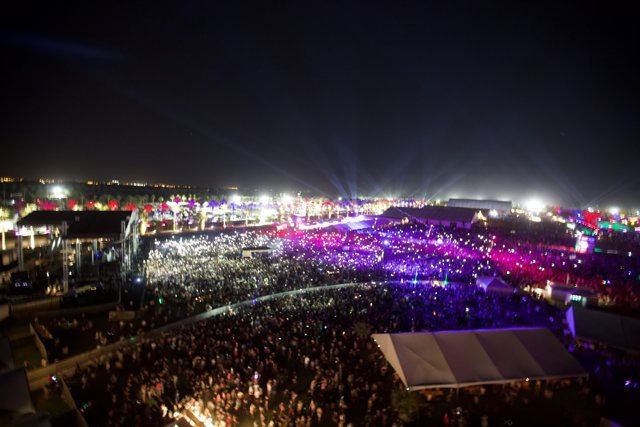 Nightfall at Coachella 2015