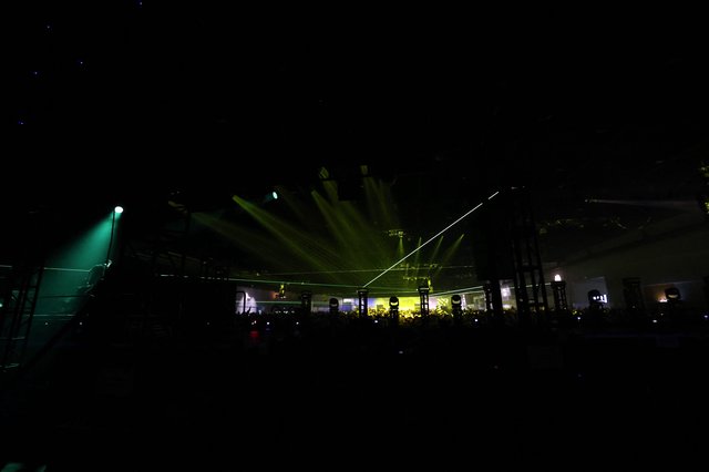Laser Light Show Illuminates Wobbleland Festival Crowd