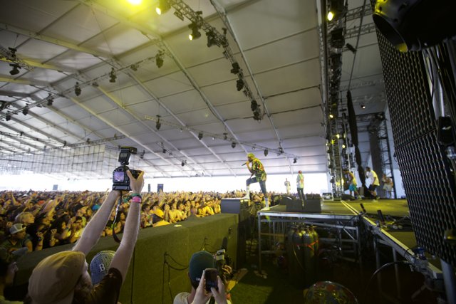 Electrifying Stage Performance at Coachella
