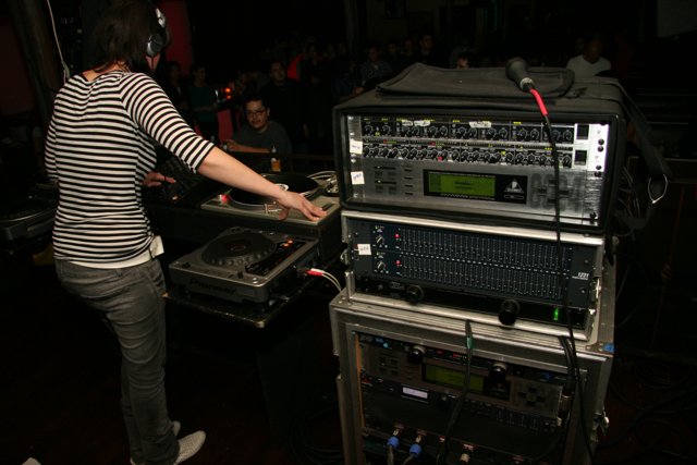 Striped Shirt Sound Mixer