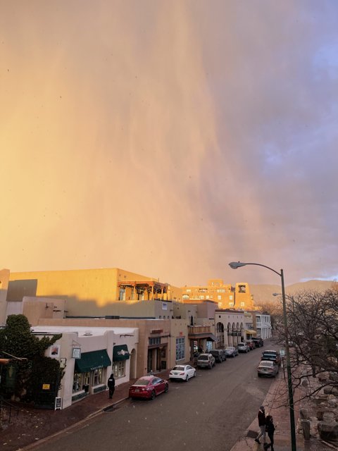Storm over Santa Fe