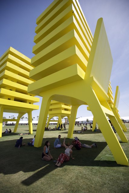 The Yellow Sculpture and its Grassland Gathering