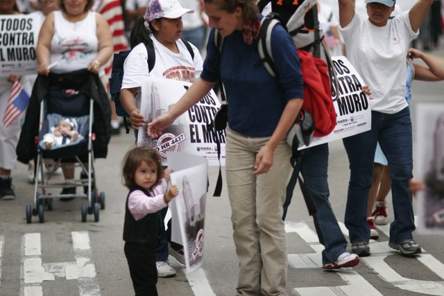 Mother and Child in Protest