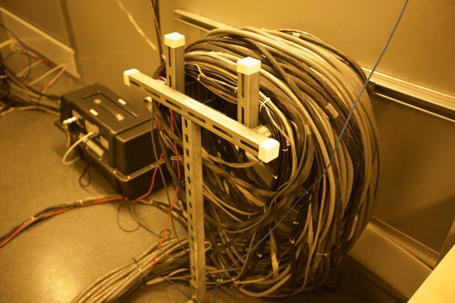 Tangled Wires in the UCLA Nanomachines Room